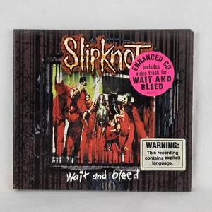 SLIPKNOT Wait And Bleed CD Single Enhanced 3 Track 2000 digipak 90s Nu Metal - Picture 1 of 4