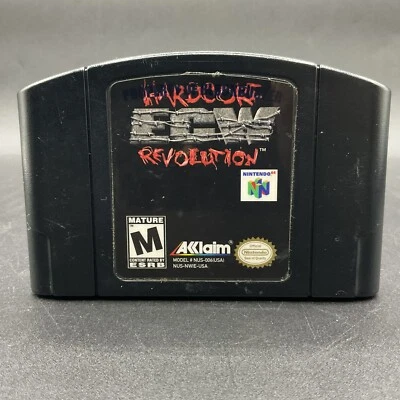 ECW: Hardcore Revolution Nintendo 64 2000 N64 Authentic Game Only - Tested Works - Image 1 of 4