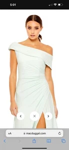 mac duggal  dress size 12 Mint Green - Picture 1 of 6
