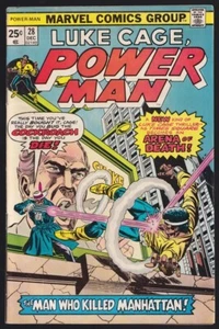 Luke Cage Power Man Volume 1 #28 December 1975 - Picture 1 of 3