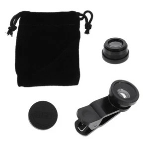 2 Sets Phone Lenses Clip- On Phone Lens Fisheye Phone Lens Wide Angle Phone Lens - Zdjęcie 1 z 12