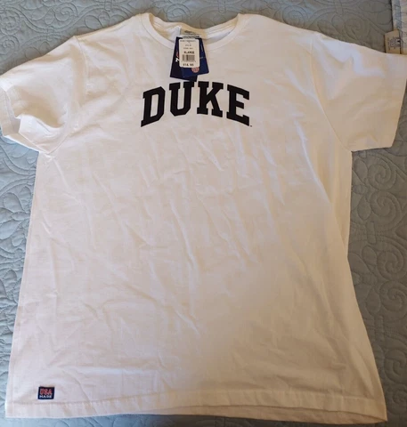 NWT Vintage 90's  Duke University "Cotton Exchange"  XL  Unisex White tee shirt Cover