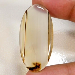 Natural Rare Montana Agate Oval Cabochon 24.90Cts. Reiki Healing Loose Gemstone - Picture 1 of 3