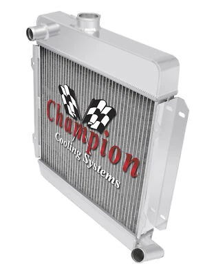 Cold Champion 3 Row All Aluminum Radiator for 1969 - 1974 BMW 2002tii L4 Engine - Изображение 1 из 4