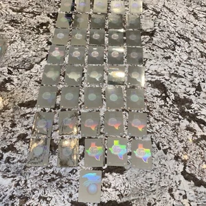 Lot Of 40 Texas Rangers 1991 Upper Deck Hologram Stickers + 1 American League - Picture 1 of 14