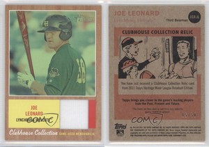 2011 Topps Heritage Minor League Edition Green Tint /50 Joe Leonard #CCR-JL.2
