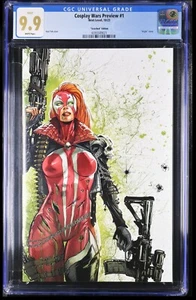 COSPLAY WARS PREVIEW - STAN YAK VIRGIN SCORCHED EDITION LTD 100 +COA CGC 9.9 - Picture 1 of 2