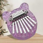 8 Key Cute Kalimba Acrylic Compact Kalimba Gifts for Music Lovers (Pink Bear)