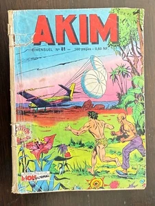 AKIM Numéro 81. BD petit format. Edition Mon Journal publié en 1962 (1ere série) - Imagen 1 de 3