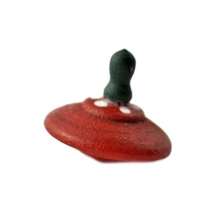 Dolls House Wooden Spinning Top Old Fashioned Toy Shop Nursery Accessory - Picture 1 of 8