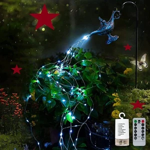 Garden Decorative Fairy Metal Watering Can Light Battery Operated - White - Picture 1 of 6