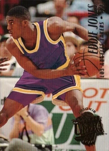 1994-95 Fleer Ultra #87 - Eddie Jones ROO, RC - Los Angeles Lakers 94-498 - Picture 1 of 2