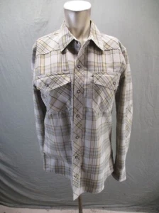 L.L.Bean Size S Mens Plaid Wool Blend Long Sleeve Button Up Flannel Shirt 803 - Picture 1 of 13