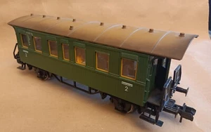 Märklin Spur 1 5801, carrozza passeggeri delle ferrovie dello Stato, luci interne - 7 figurine, confezione originale - Foto 1 di 18