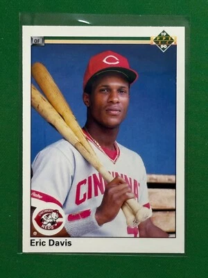 1990 Upper Deck Baseball #116 Eric Davis - Image 1 of 2