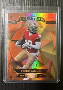 Deebo Samuel 2023 Panini Certified Football Gold Team Mirror Orange /149 49ers - Picture 1 of 2