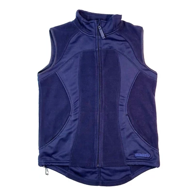 Chaleco deportivo Mondetta azul sin mangas para mujer talla pequeña bolsillos con cremallera completa 88201 Foto 1 de 4