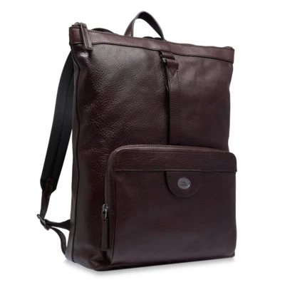 The Bridge Backpack Man Business Fabio Line Brown Leather Ruthenium 063144D3-KE - Image 1 of 4