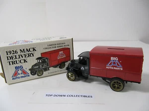 1926 Mack Delivery Truck  Bank  Big A Auto Parts  Die Cast ERTL 1:38 - Picture 1 of 8