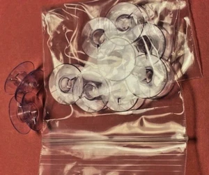 10 bobinas de máquinas de coser de plástico Bernina para modelos 1000, 1000+, 1001 - Imagen 1 de 4