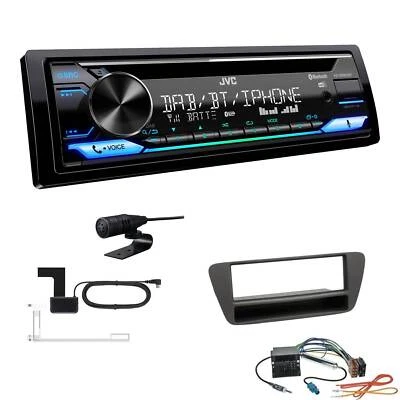 JVC KD-DB922BT Autoradio DAB+ Bluetooth für Audi Q3 ab 2011 schwarz - Bild 1 von 4