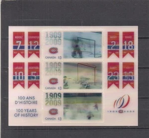 Canada 2340 Canadiens MNH Souvenir sheet from 2009 - Picture 1 of 1