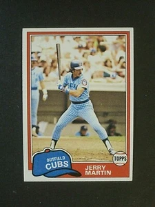 1981 TOPPS JERRY MARTIN CHICAGO CUBS CARD #103!!!!!!!!! - Picture 1 of 2