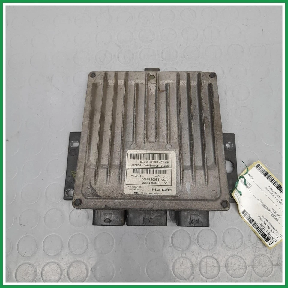 Centralina Motore Iniezione ECU Delphi Renault Clio III 8200911560 2007 2014   - Immagine 1 di 4