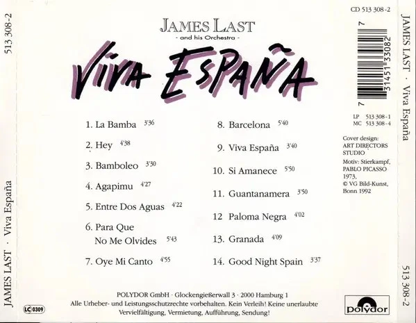 CD James Last Viva Espana Polydor - Bild 1 von 1