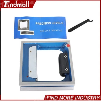 Findmall 0.0002"/10" Sensibilidad 6"x1-1/2"x6" Marco de Alta Precisión Niveles de Espíritu Foto 1 de 4