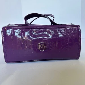 JOY MANGANO Púrpura Croc Enrollable Viaje Maquillaje Cosmético Cepillo Organizador - Imagen 1 de 7