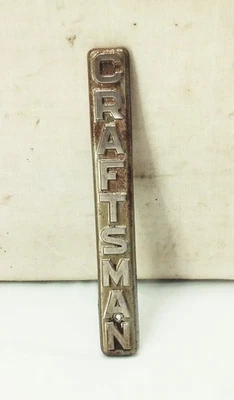 Винтажный Craftsman 103 сверлильный пресс головка грифа значок эмблема ярлык - Изображение 1 из 4