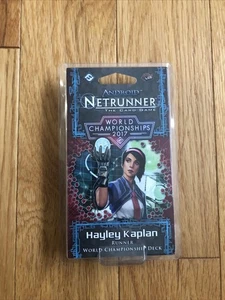 HALEY KAPLAN Android Netrunner LCG 2017 World Championship Corp Deck 42 cards - Picture 1 of 3