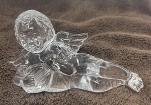Waterford Crystal CHERUB Angel Figurine VALENTINE LOVE Musical Instrument - Picture 1 of 11