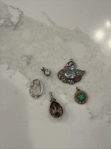 Lot Of 5 Costume Jewelry Pendant / Charms. - Picture 1 of 6