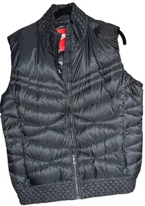 Nike schwarze gesteppte Daunen gefütterte Weste Herren XL leicht warm Reißverschluss vorne - Bild 1 von 14