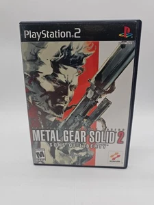 Metal Gear Solid 2: Sons of Liberty (Sony PlayStation 2, 2001) PS2 CIB Complete - Picture 1 of 8