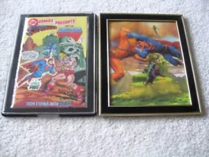 He-Man VS Superman Mattycollector Variant Reproduction/Plus 8 X 10 Photo - Picture 1 of 3