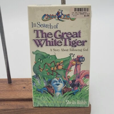 Brand New Sealed Gnoo Zoo In Search of The Great White Tiger Following God VHS  - Image 1 of 4
