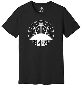 Easter Jesus Shirt, He is Risen T-Shirt, Matching Easter Shirt, Christian Easter - Picture 1 of 3