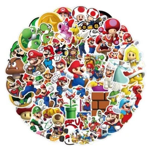Mario Original Aufkleber 100 Stück Packung Wasserdicht Decal Lot Bulk - Bild 1 von 4