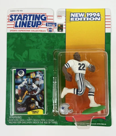 1994 Emmitt Smith Starting Lineup Collectible Figurine NFL Cowboys Kenner Cover