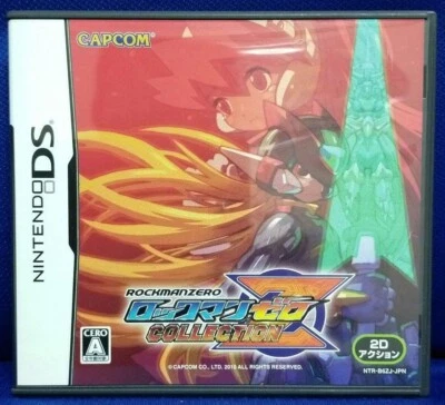 Nintendo DS RockMan Zero Collection 2010 Capcom Japanese Games Tested Genuine - Image 1 of 2