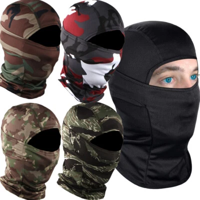 Tactical Balaclava Face Mask UV Protection Ski Sun Hood Cover for Men Women - Image 1 of 4