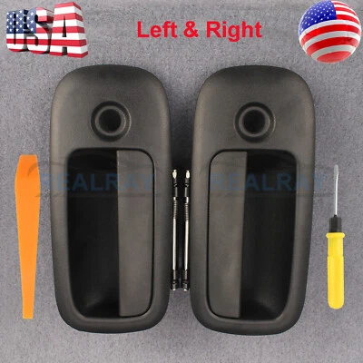 Front Outside Door Handle For Chevy Kodiak GMC Topkick C4500 C8500 2003-09 Black - Изображение 1 из 4