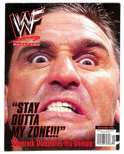KEN SHAMROCK WWF Wrestling Magazine w/ JACKIE Poster September 1998 *No Catalog - Picture 1 of 8