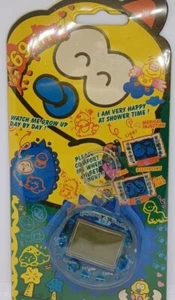 Vintage Y2K 90s clear Blue Egg Virtual Pet Toy Fun Pocket Pet new - Picture 1 of 7