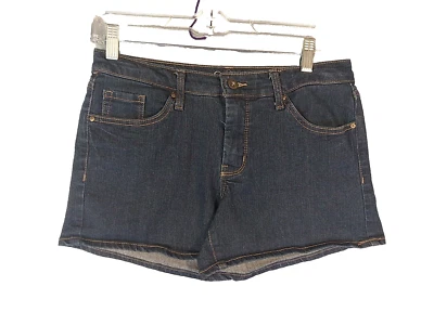 Jessica Simpson Short Denim Shorts 5 Pocket Dark Blue Size 6/28 - Image 1 of 4