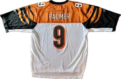Футболка Carson Palmer No9 Bengals Reebok Players Inc NFL XL Football Sports - Изображение 1 из 4