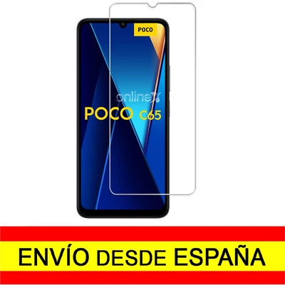 ONLINEX® Cristal Templado para XIAOMI POCO C65 4G - REDMI 13C 4G/5G Protector a5927